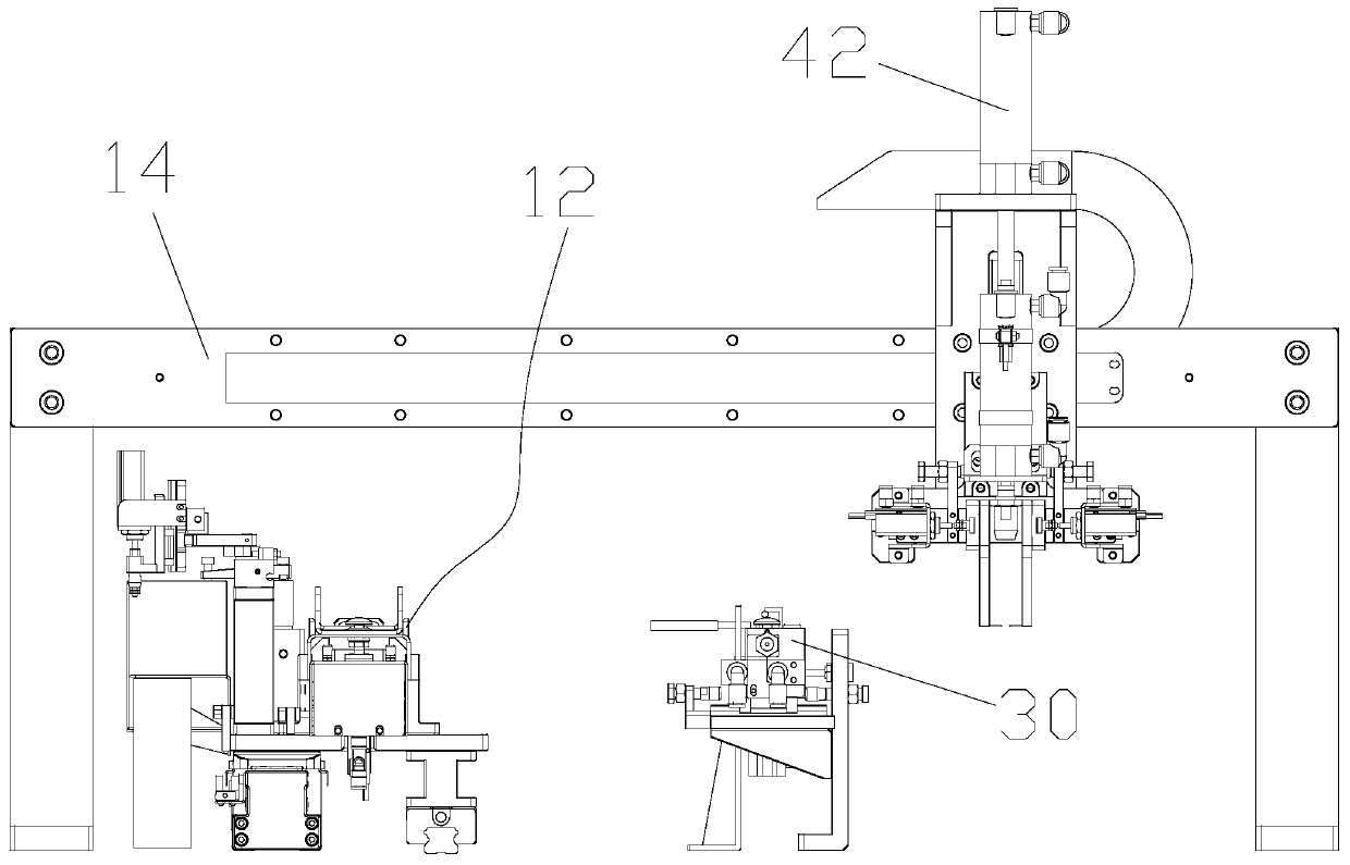 Automatic feeding and positioning mechanism for special-shaped bolt