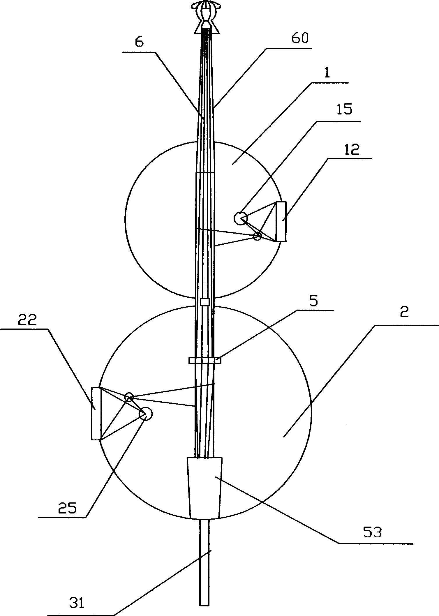 Double-diagrphm double-audio frequency violin