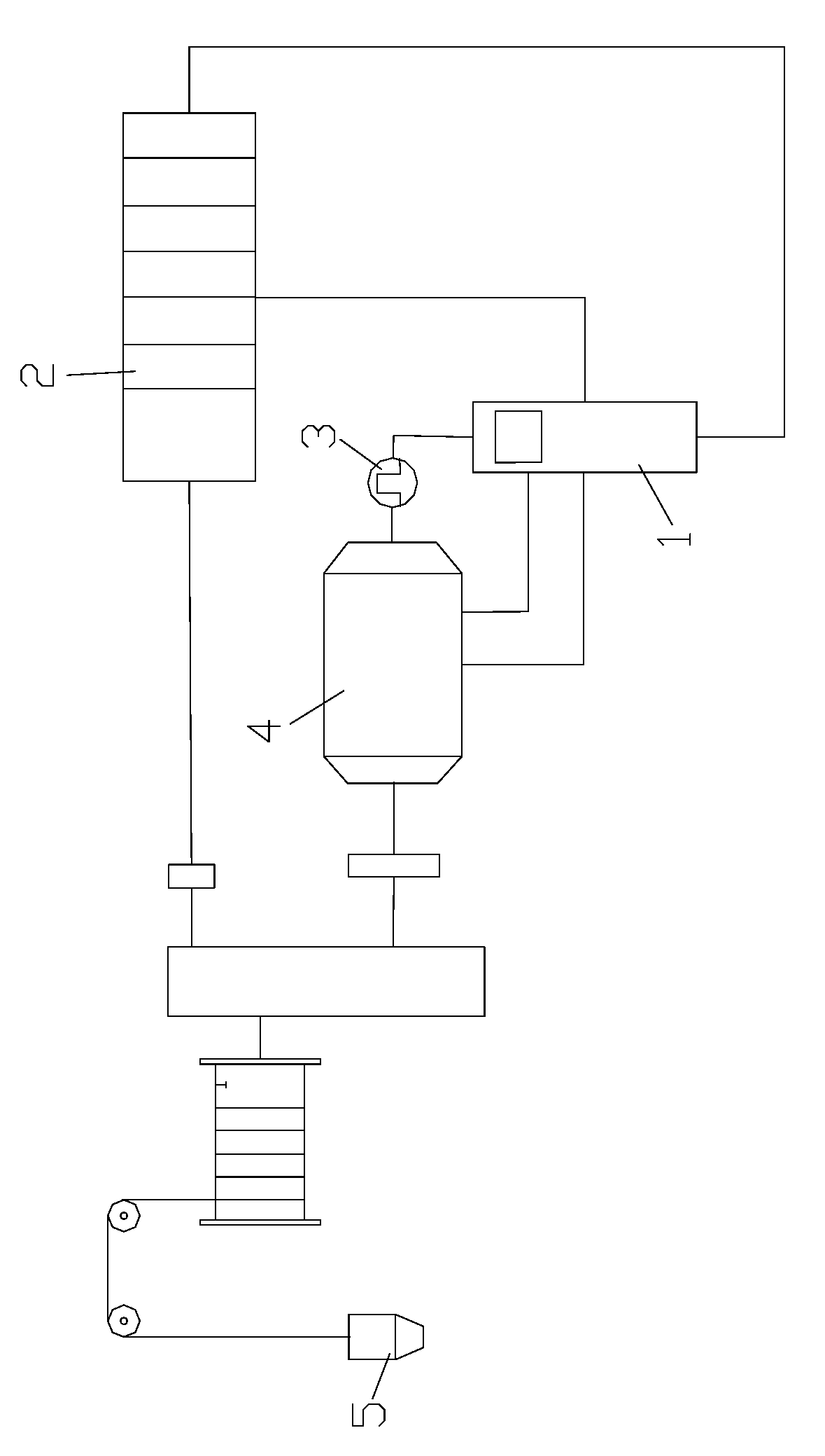Control method of sounding rod to follow up charge level