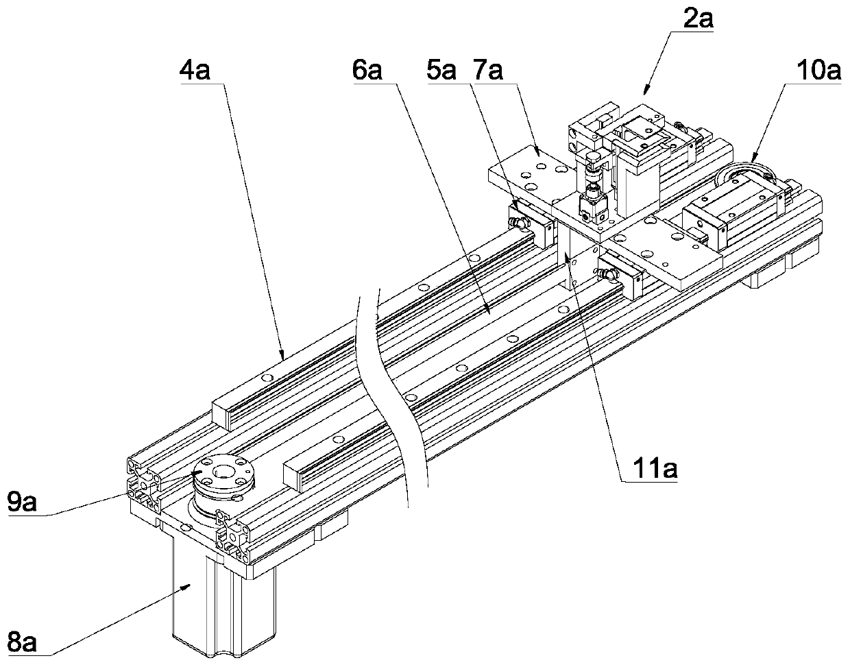 Continuous clamping type laminating device and method for sheet materials