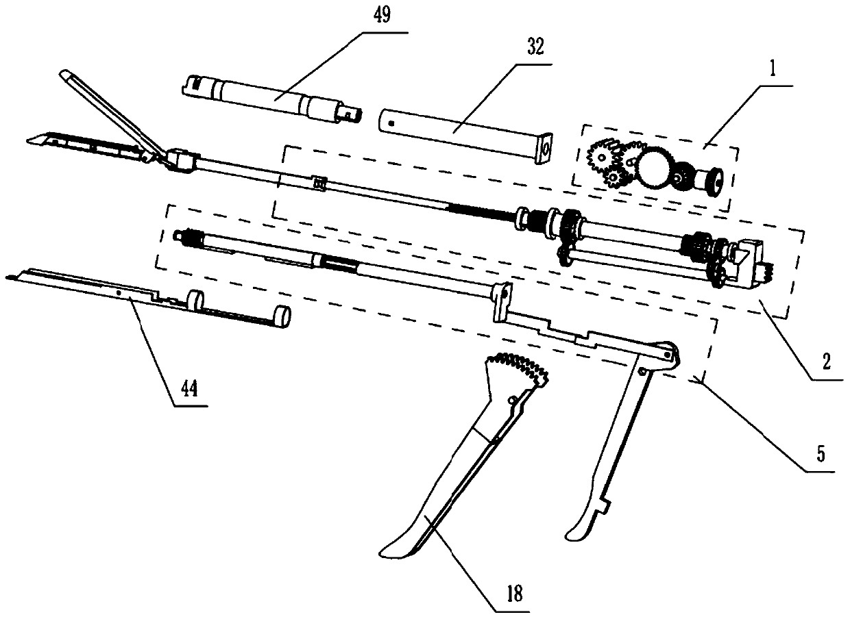 An endoscopic stapler and its staple cartridge assembly