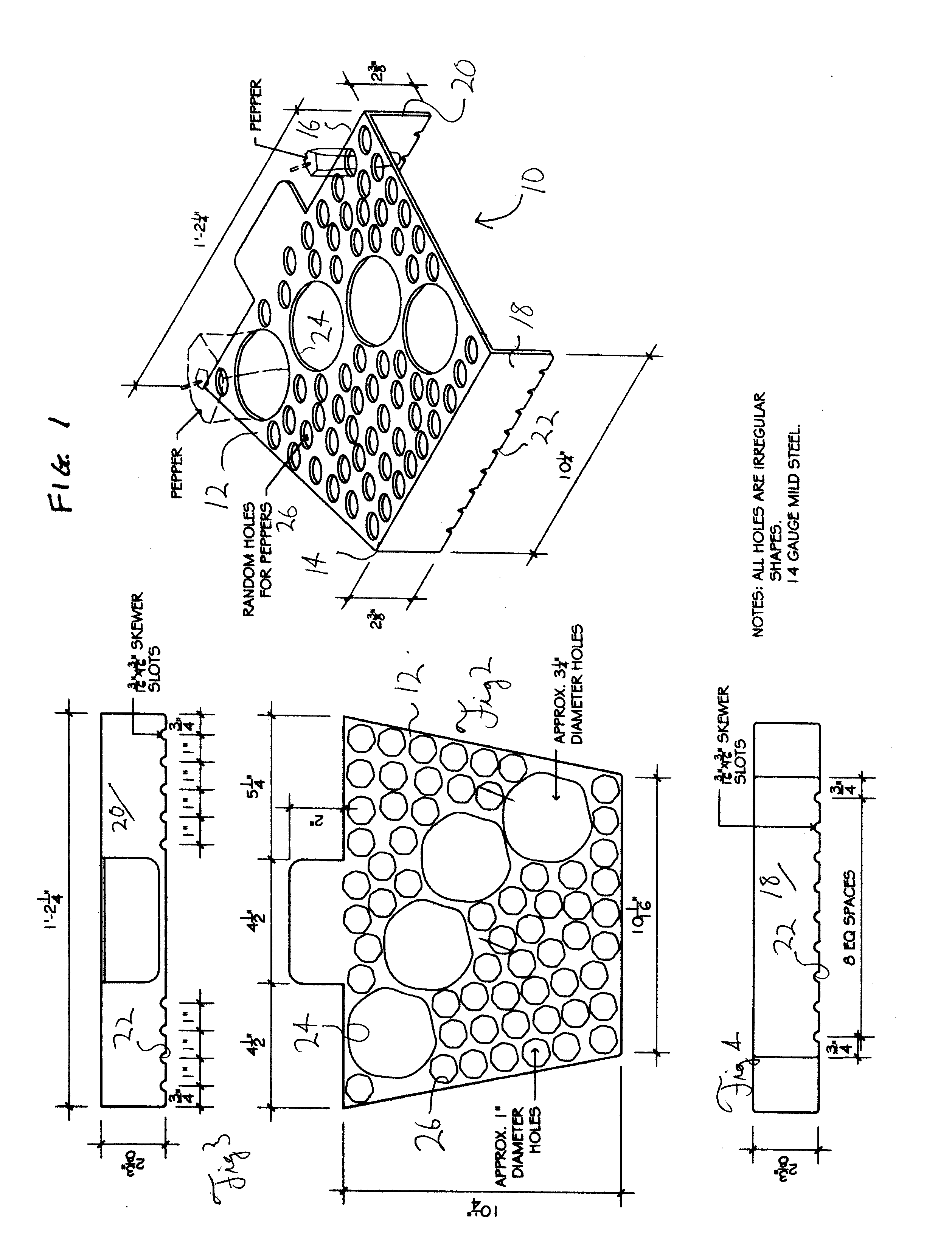 Grill and method for making and using the improved grill
