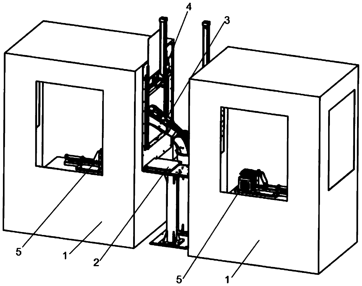 Numerically-controlled full-automatic machining center for precise hardware