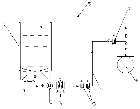 Filtering process and filtering system for use in preparation of injection liquid medicament