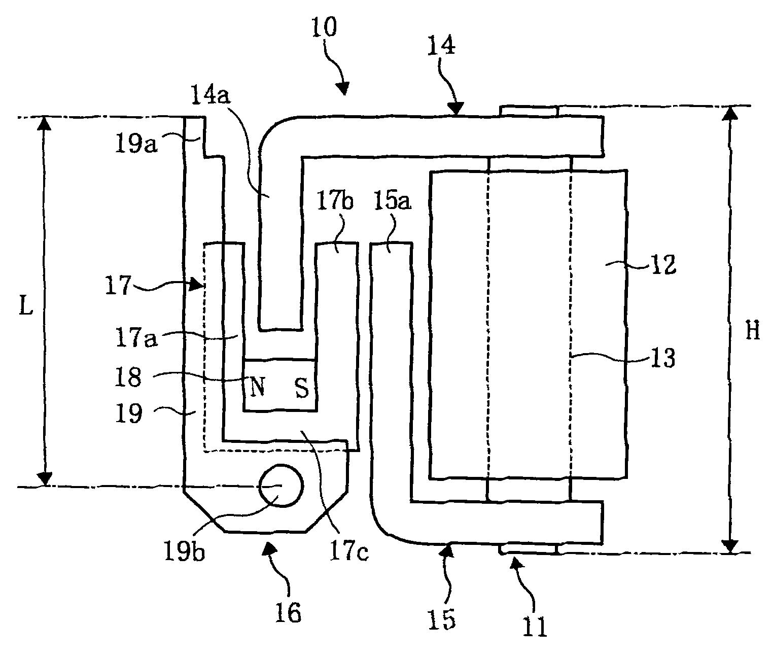 Electromagnet device and electromagnetic relay