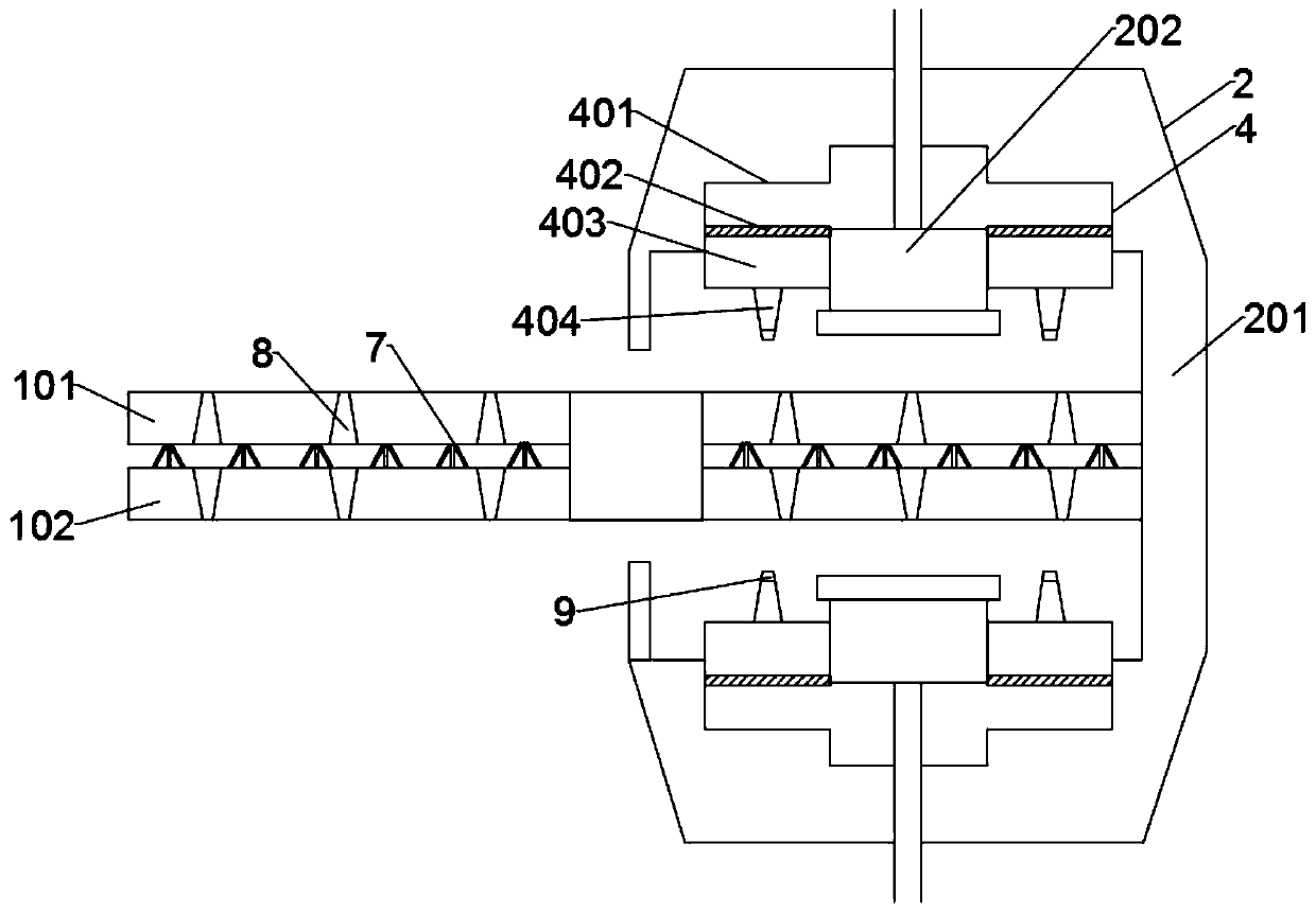 Dual-disc brake disc of high-property vehicle