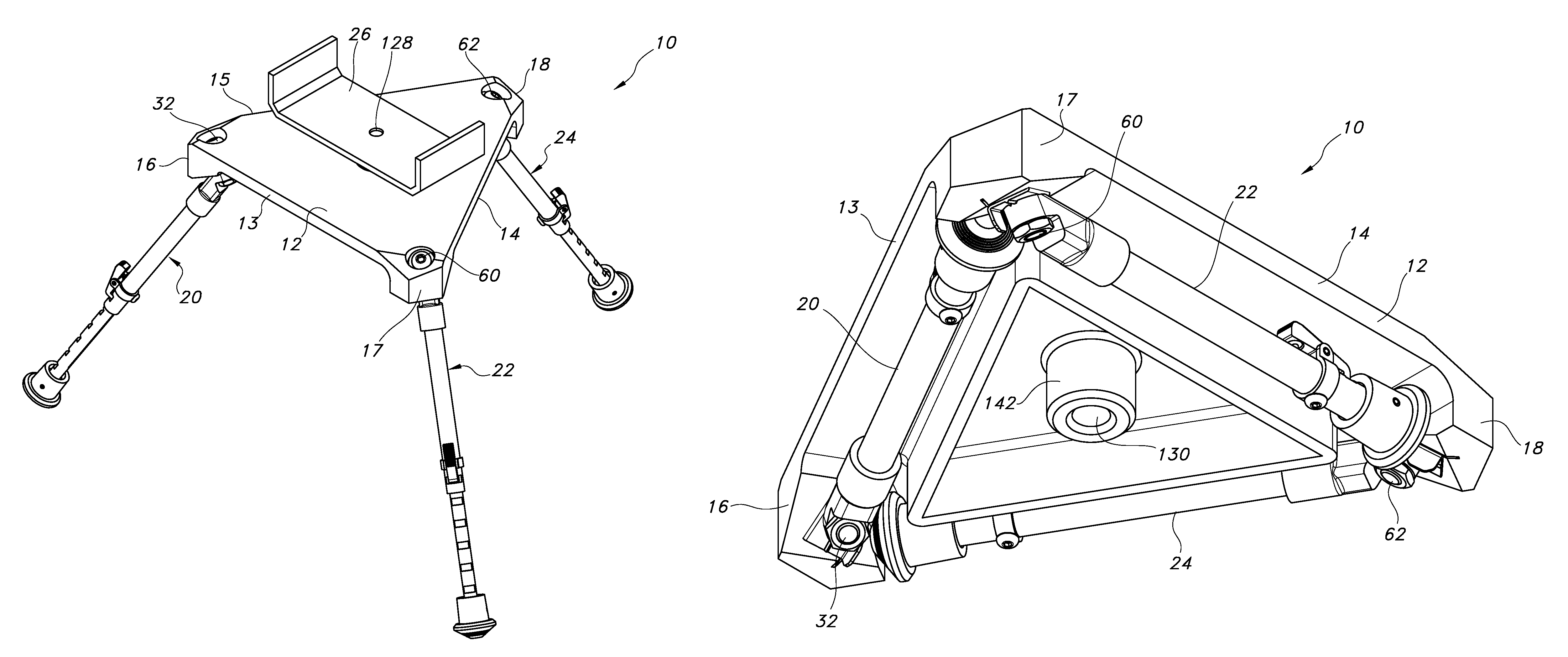 Tripod mount and clamp assembly