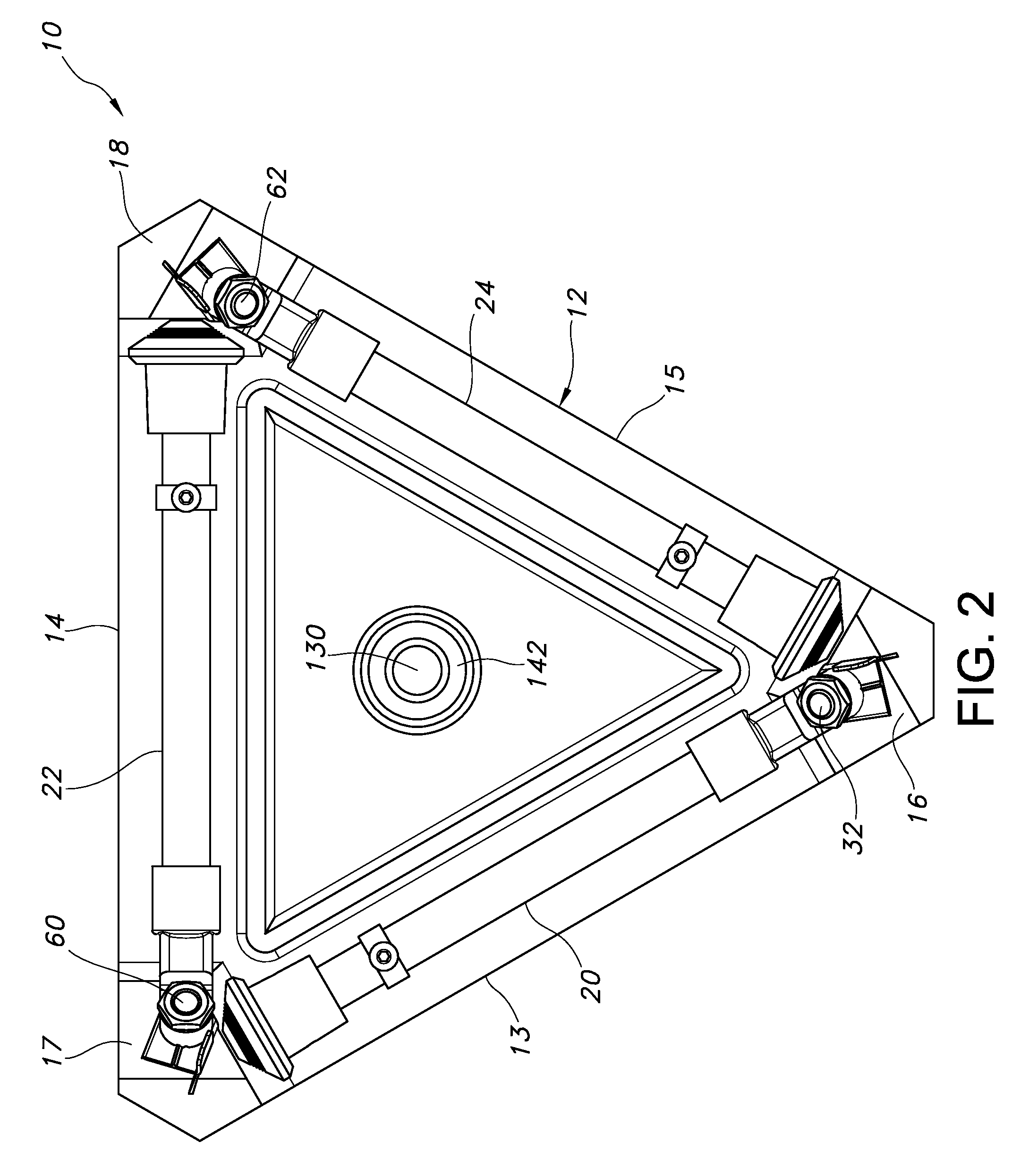 Tripod mount and clamp assembly