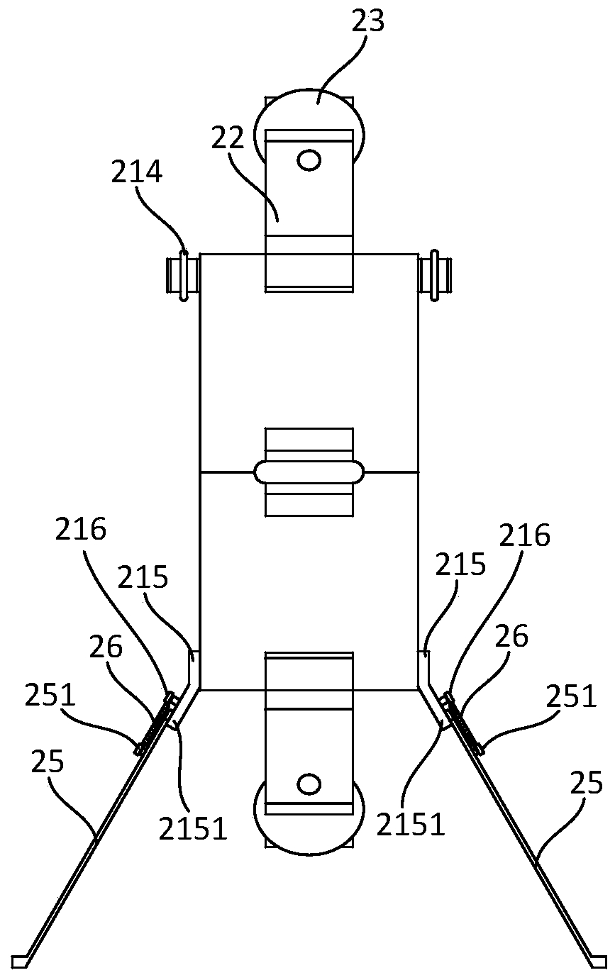 Movable cable and cable pipe towing bracket and use method thereof
