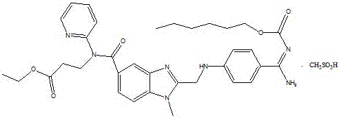 Stable capsule preparation containing dabigatran etexilate mesylate and preparation method of stable capsule preparation