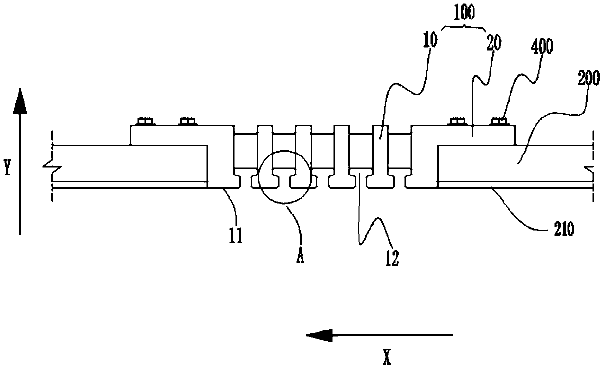 Sectional insulator and contact rail system