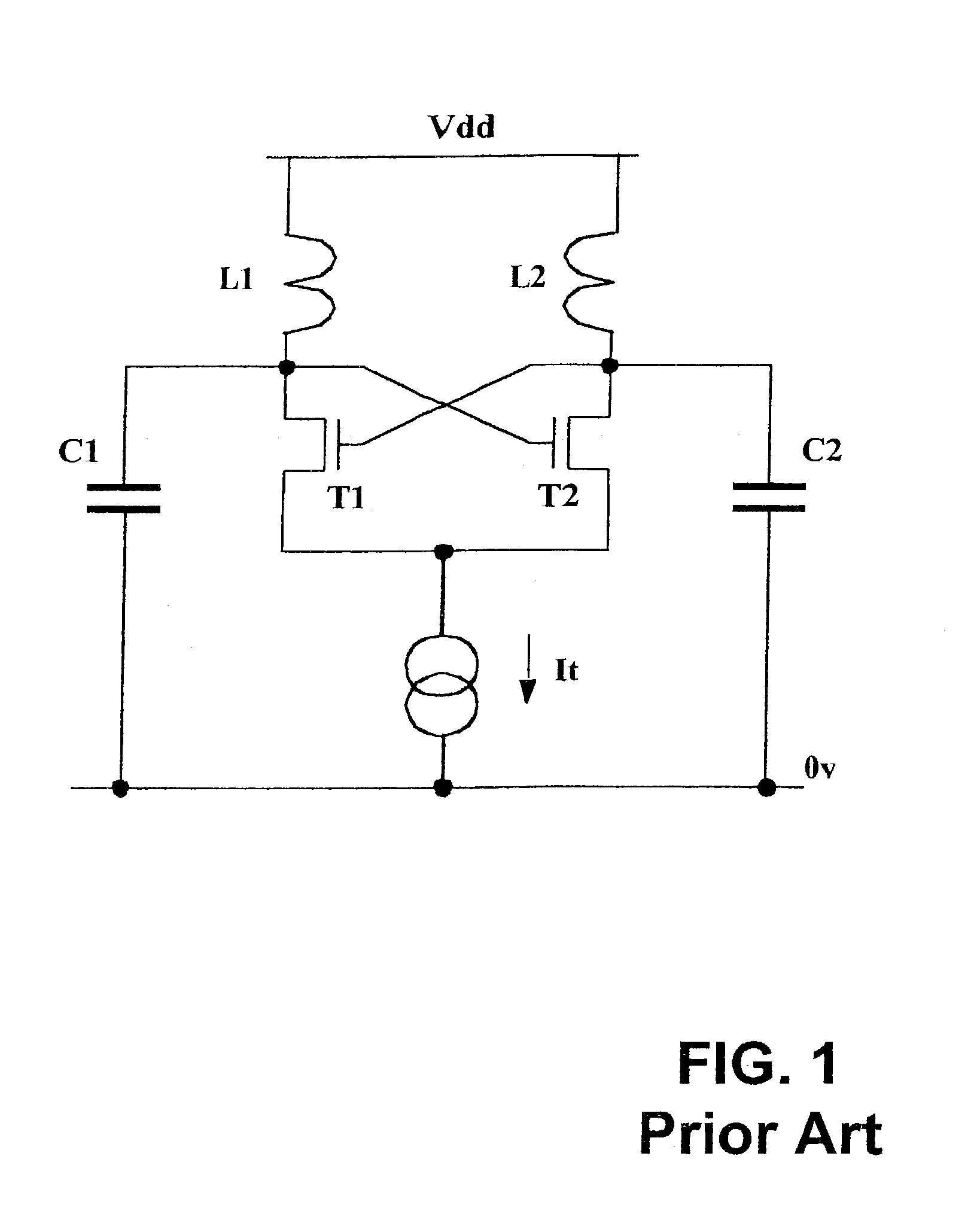 Voltage controlled oscillator circuit and method