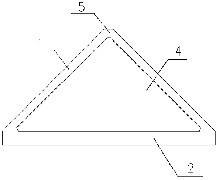 Triangular caisson