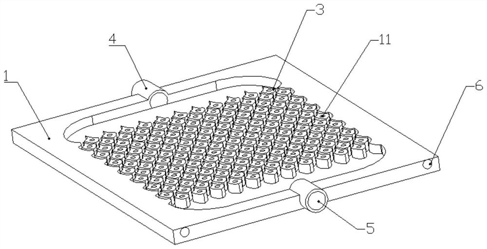 A fish-scale-like microchannel and multi-layer cold plate mounting frame based on 3D printing technology