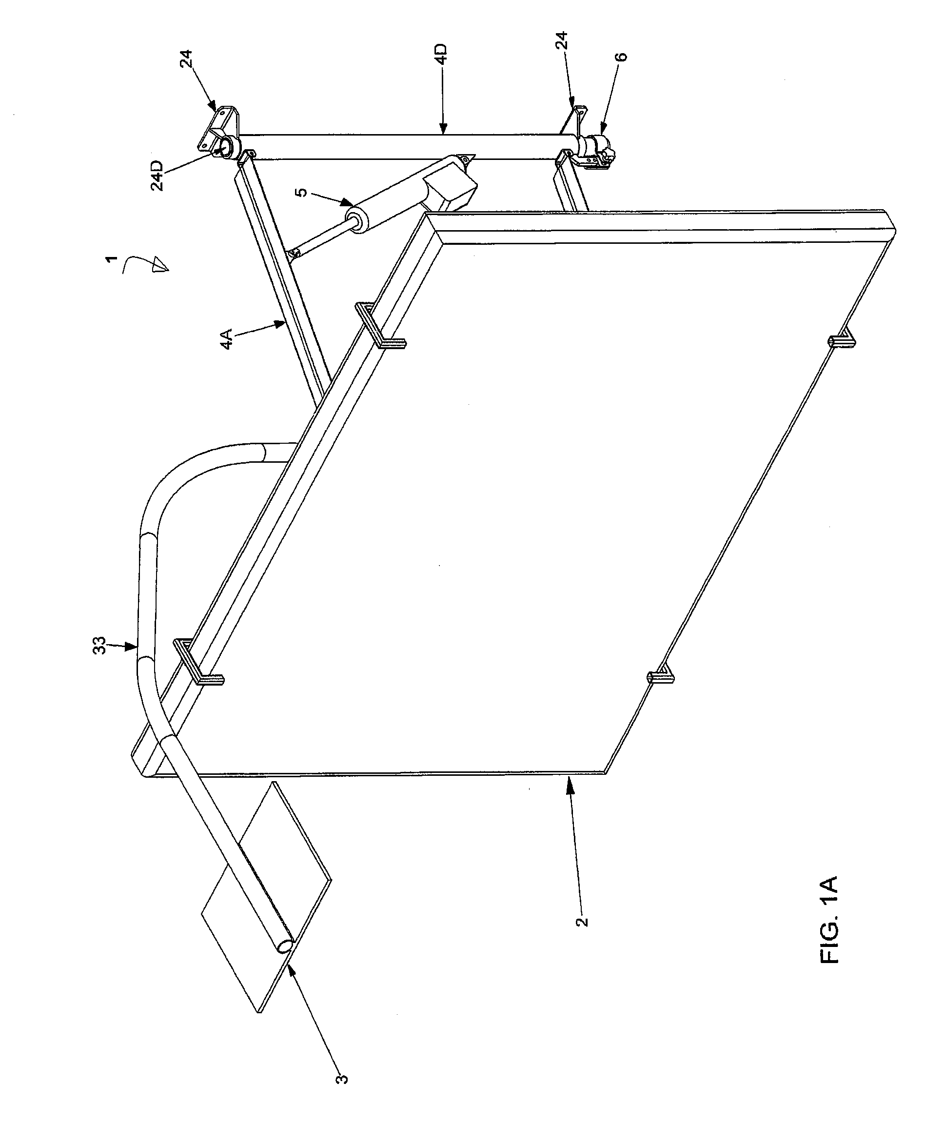 Mounting system for an electronic teaching board