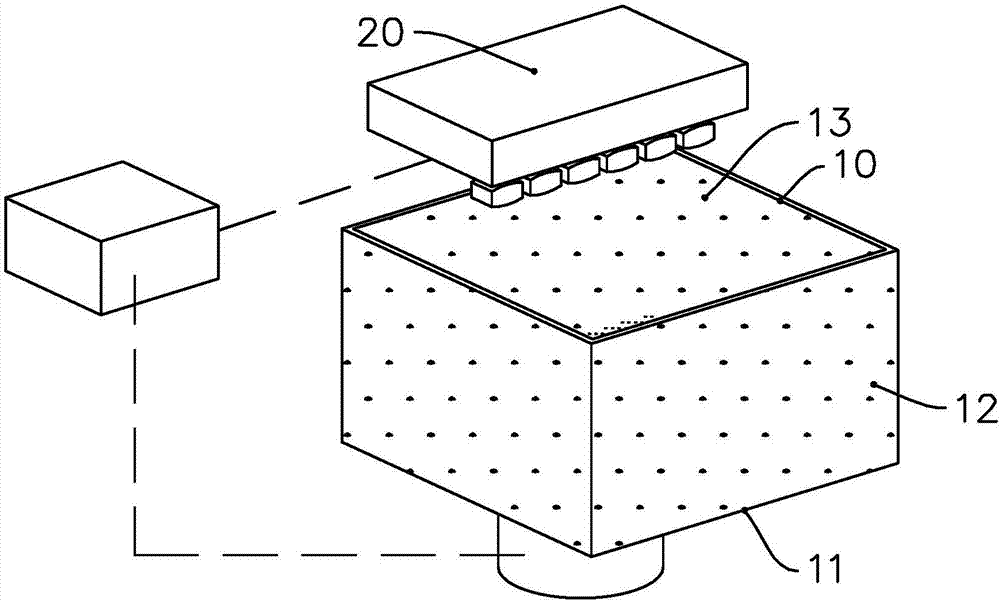 Photo-cured three-dimensional printer and forming method of three-dimensional object