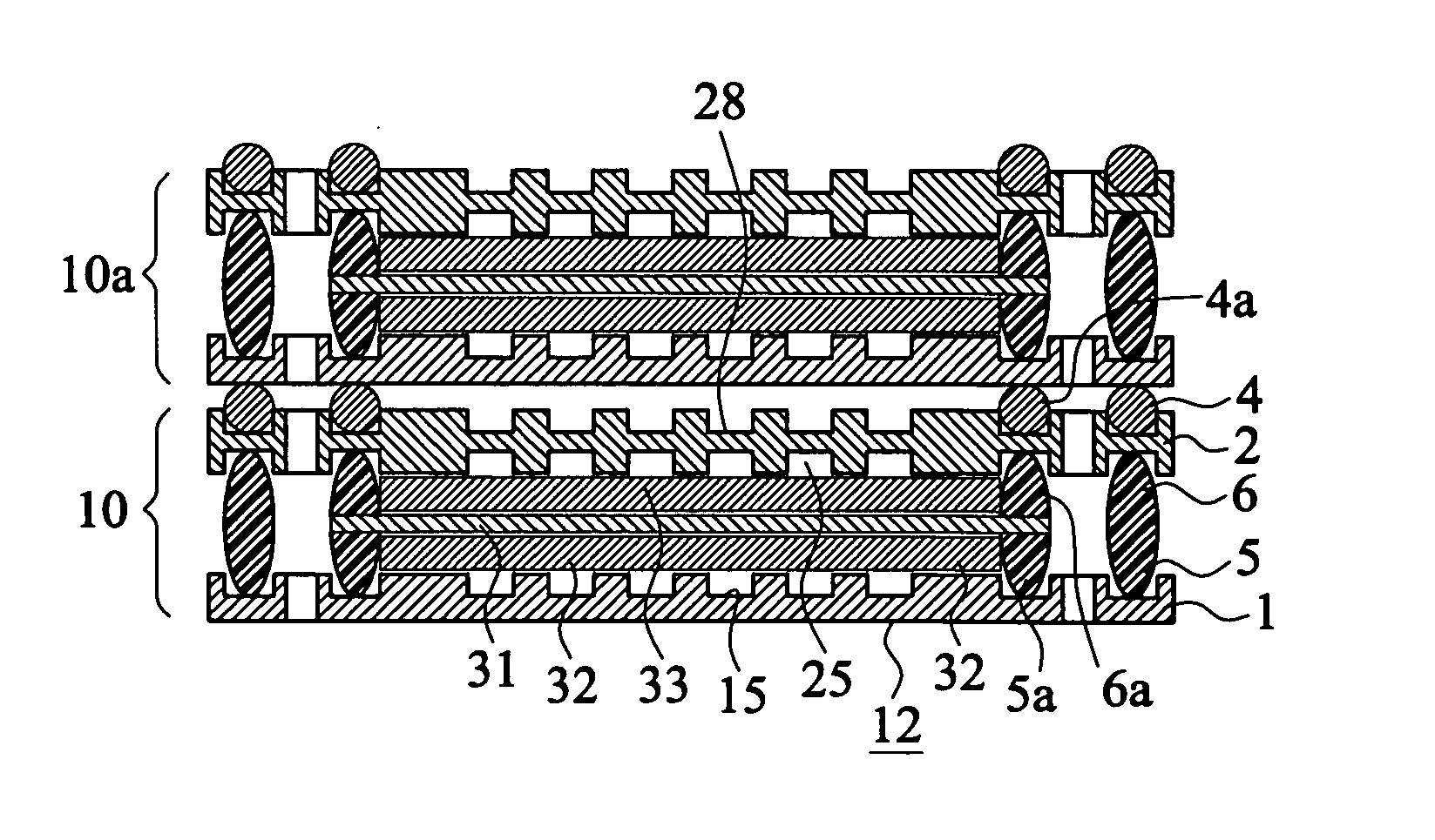 Sealing structure for sealing separator plates of fuel cell modules