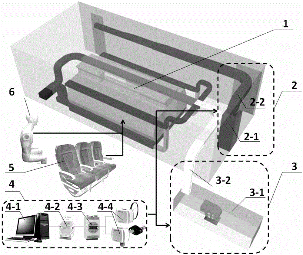 A simulation experiment platform for the cockpit environment of a translucent large passenger aircraft