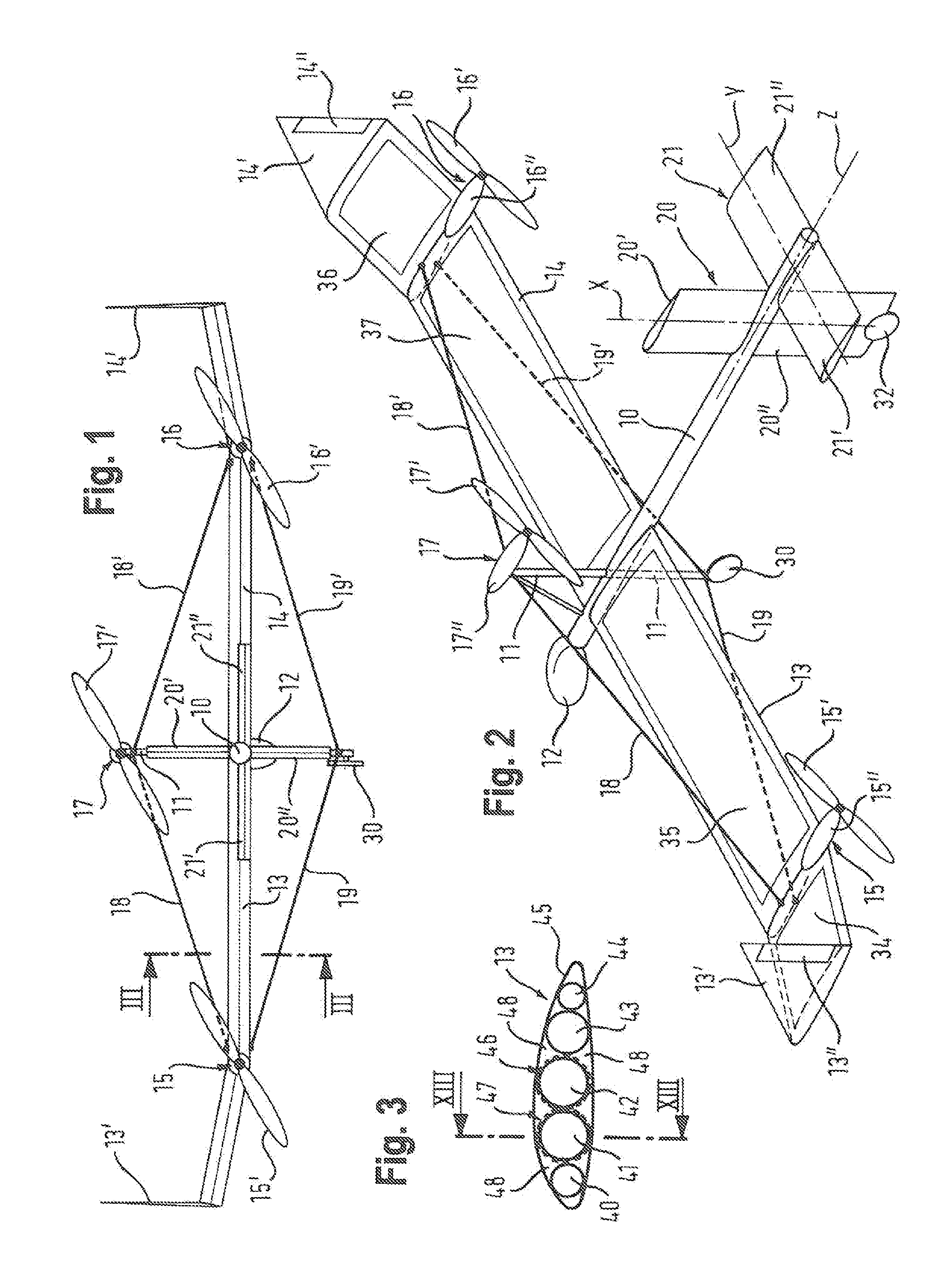 High Altitude Aircraft, Aircraft Unit and Method for Operating an Aircraft Unit