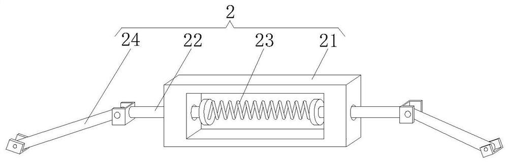 A highly safe new energy vehicle battery module placement mechanism