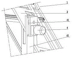 Large-turning-angle scaffolding photovoltaic power station