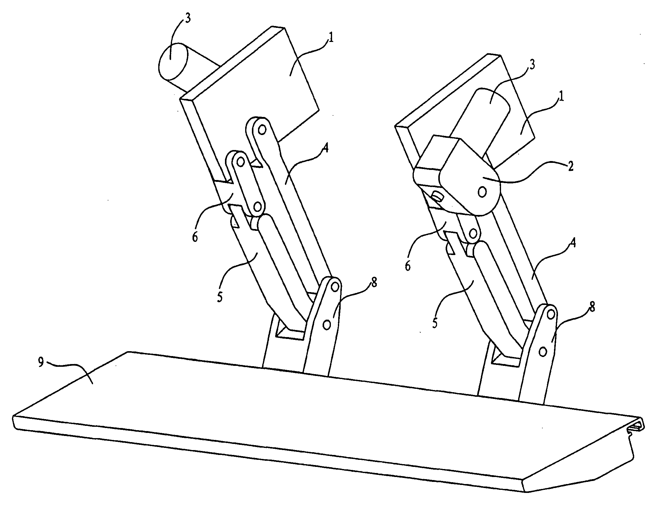 Vehicle step apparatus and extending and retracting device therefor