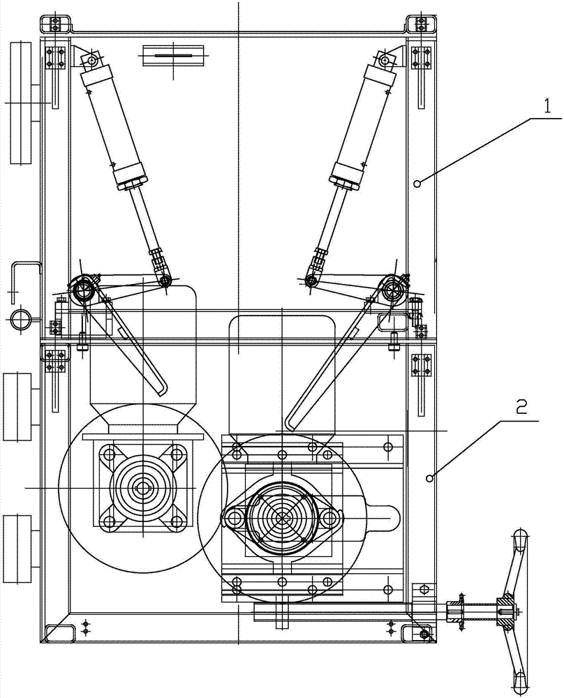 Connecting type cement unpacking and conveying device