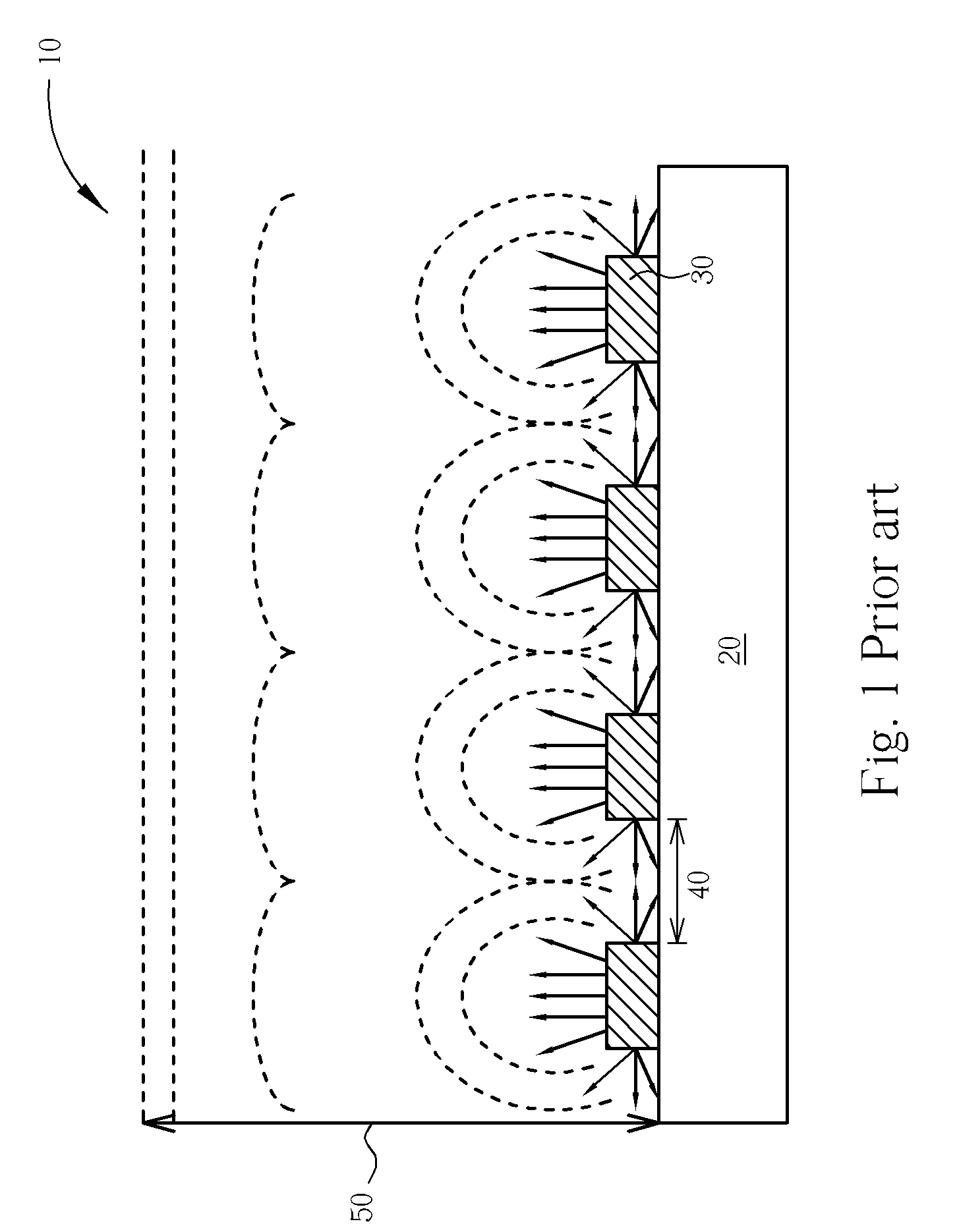 LED array package structure having silicon substrate and method of making the same