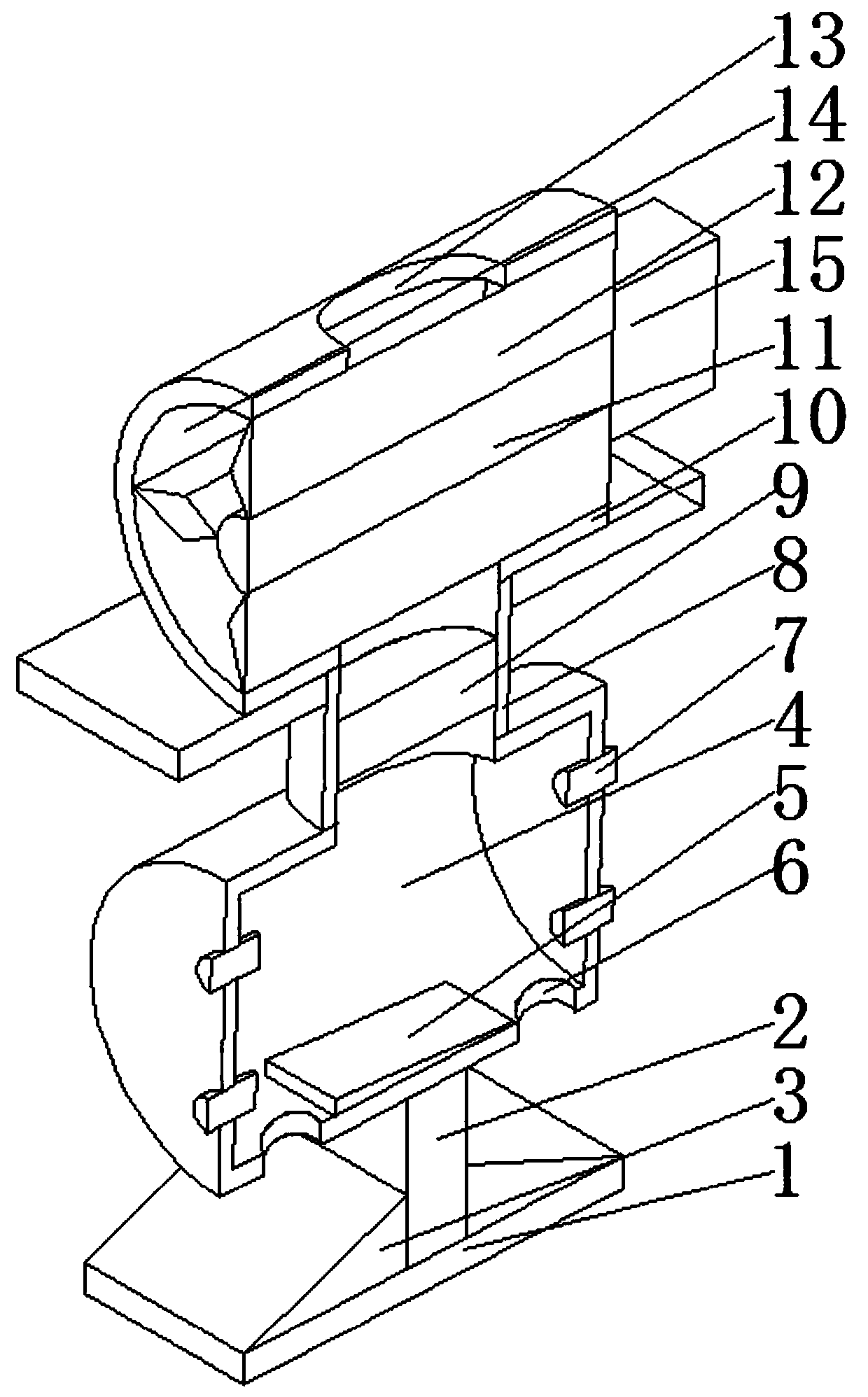 Heavy metal migration device based on electrochemistry