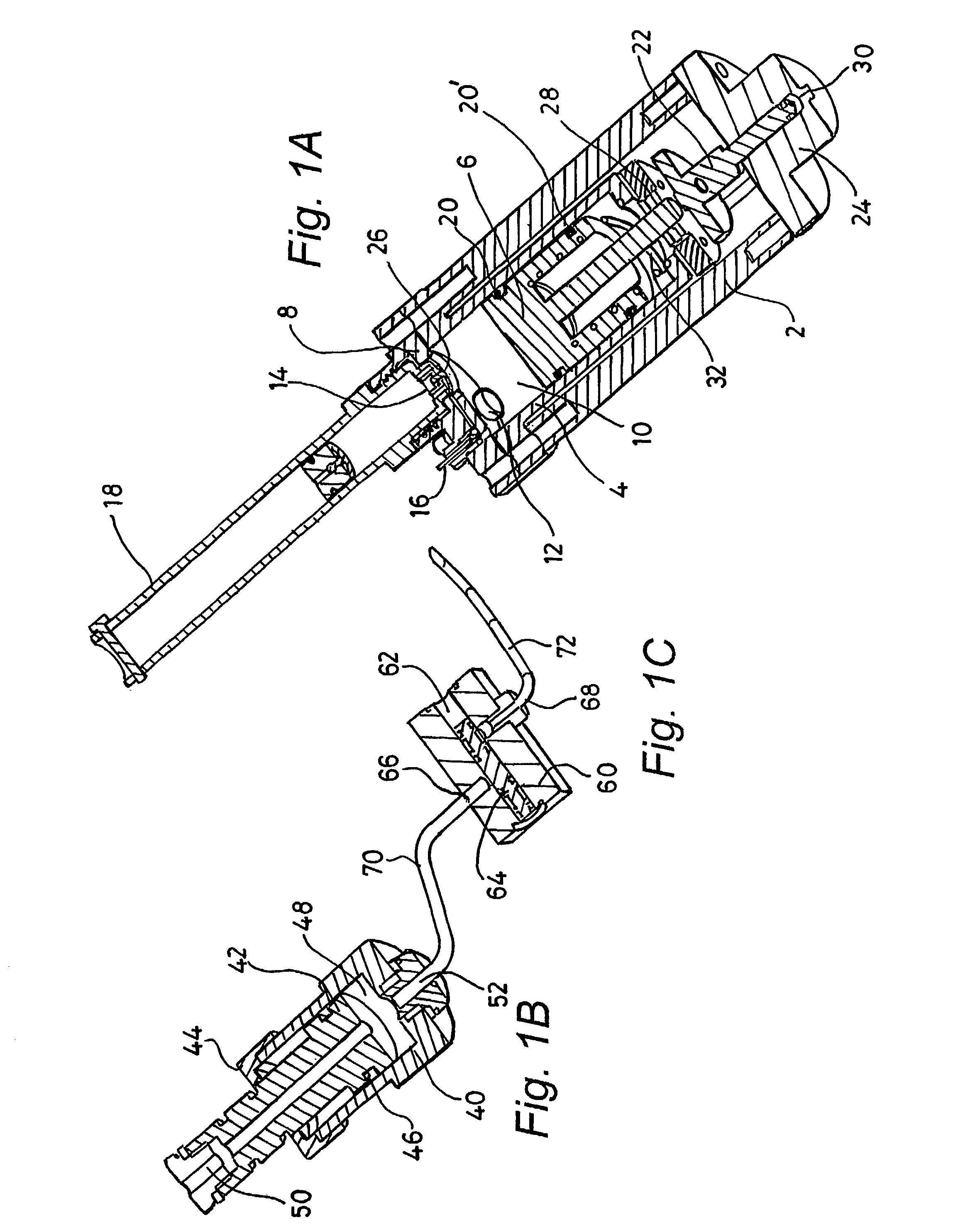 Portable device for delivering medicaments and the like