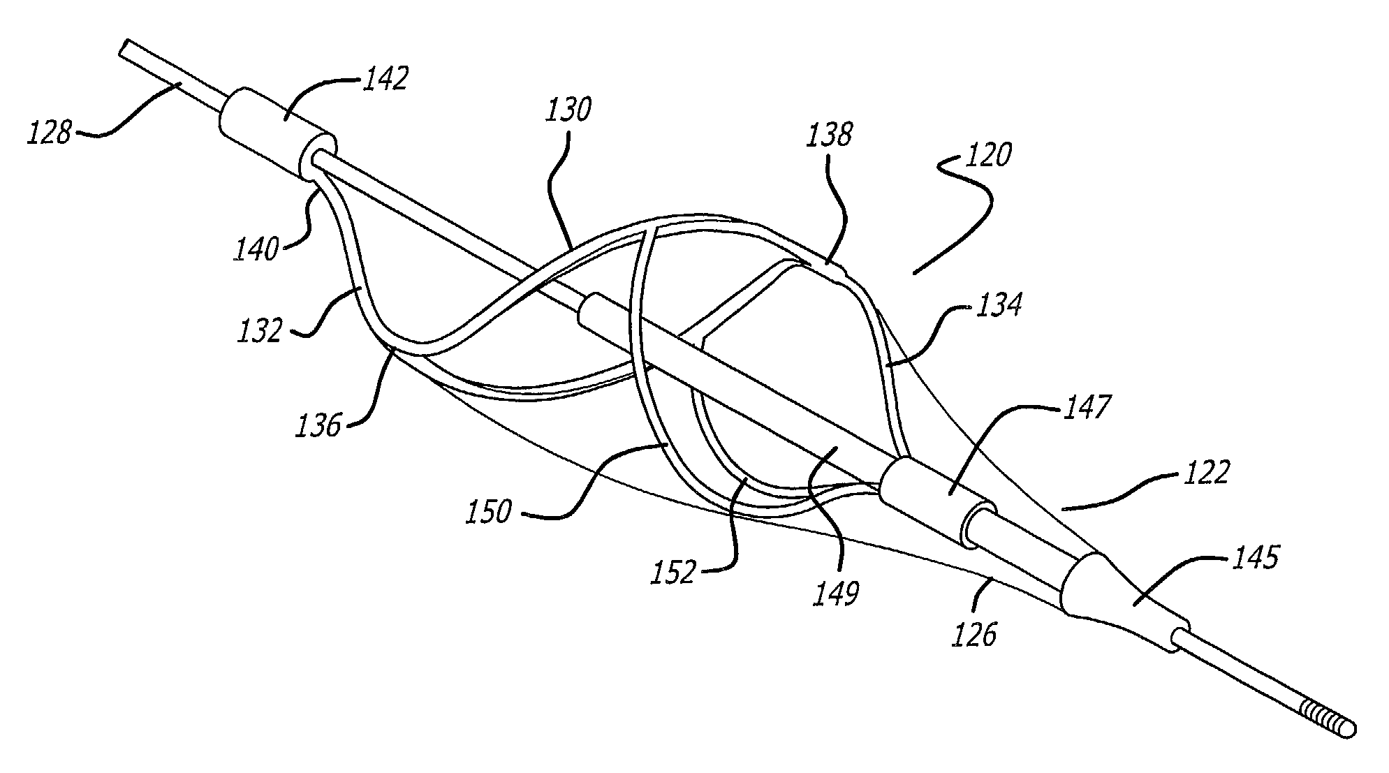 Expandable cages for embolic filtering devices
