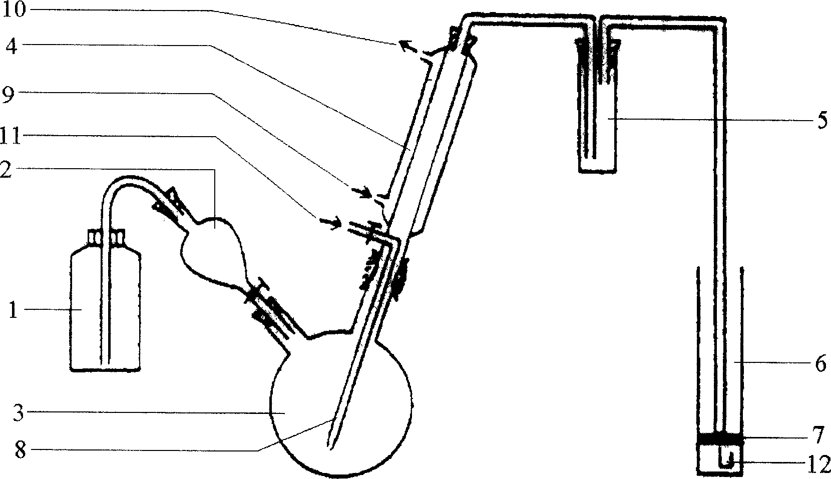 Method and apparatus for measuring radioactive strength of plant and soil