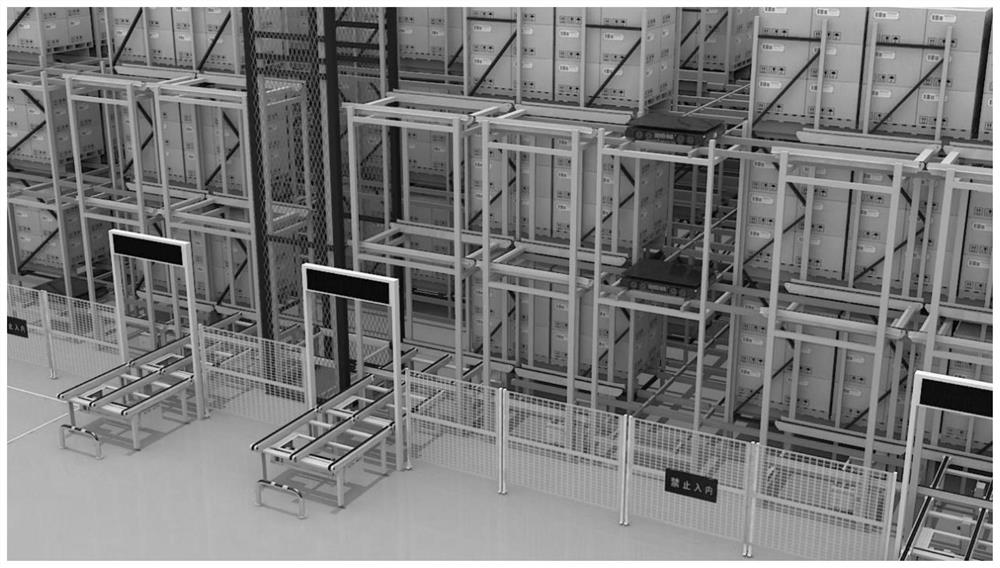 An intelligent three-dimensional warehouse and its outbound control method, device and system