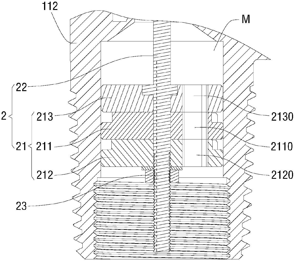 Combination lock valve structure