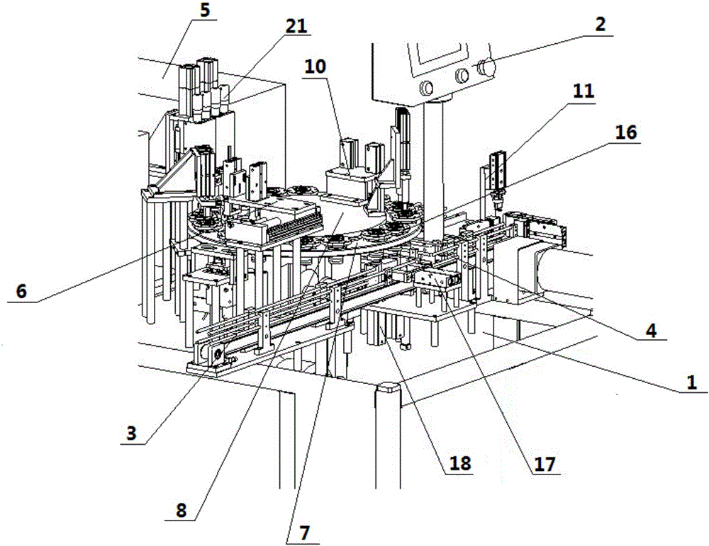 Automatic welding manifold integrated machine