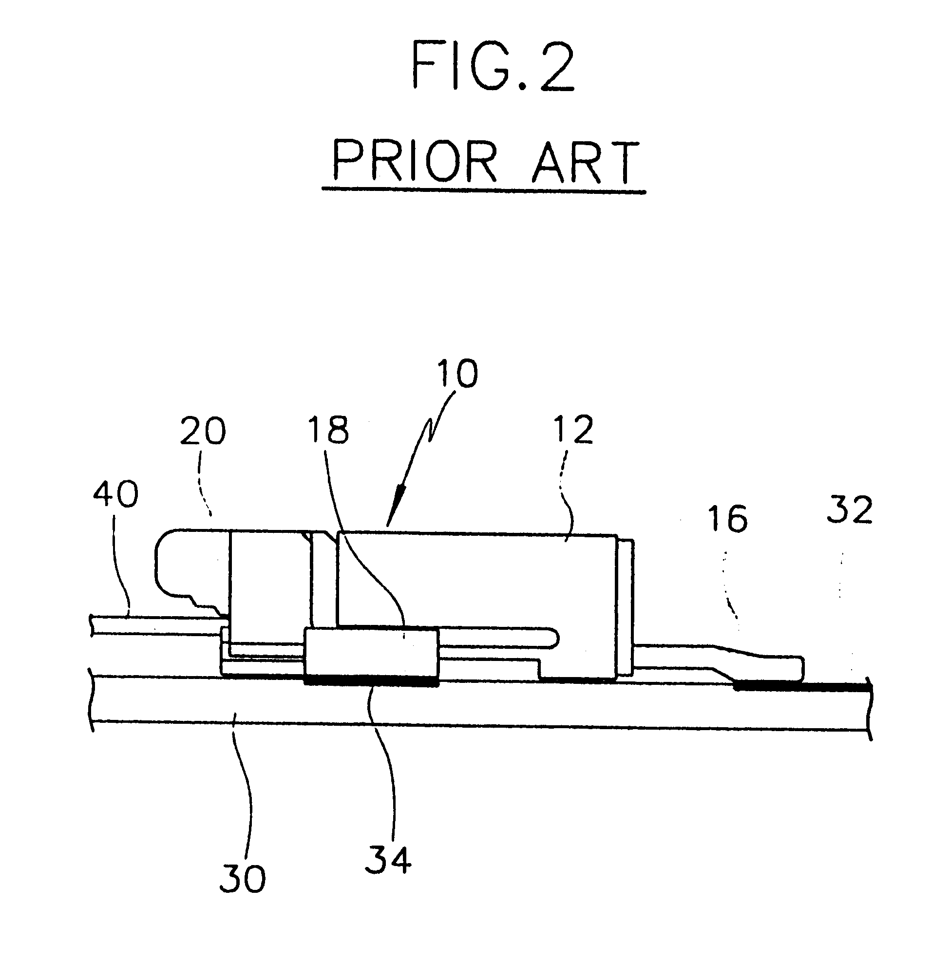 Electrical connector for connecting a flexible printed circuit to a rigid printed circuit board