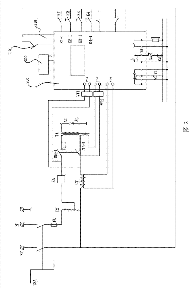 Device for monitoring electric strength of insulating oil medium for on-load tapping switch on line