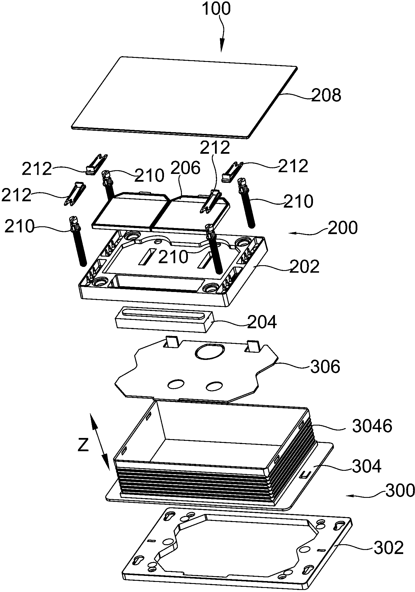 Flush panel structure of concealed water tank and concealed water tank