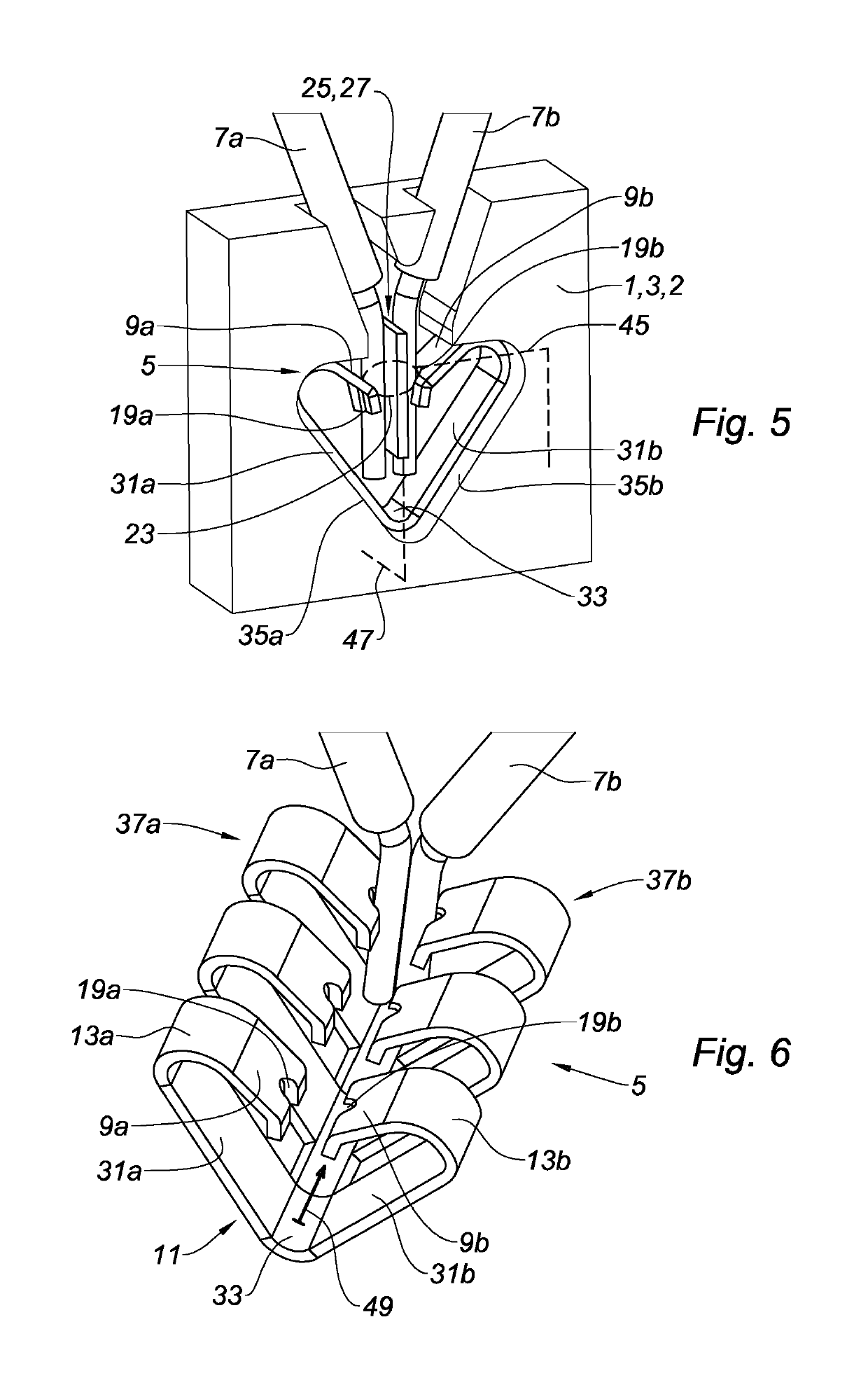 Device for holding and bringing into electrical contact conductors