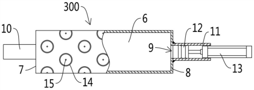 PET sheet hobbing production and excess material recovery device