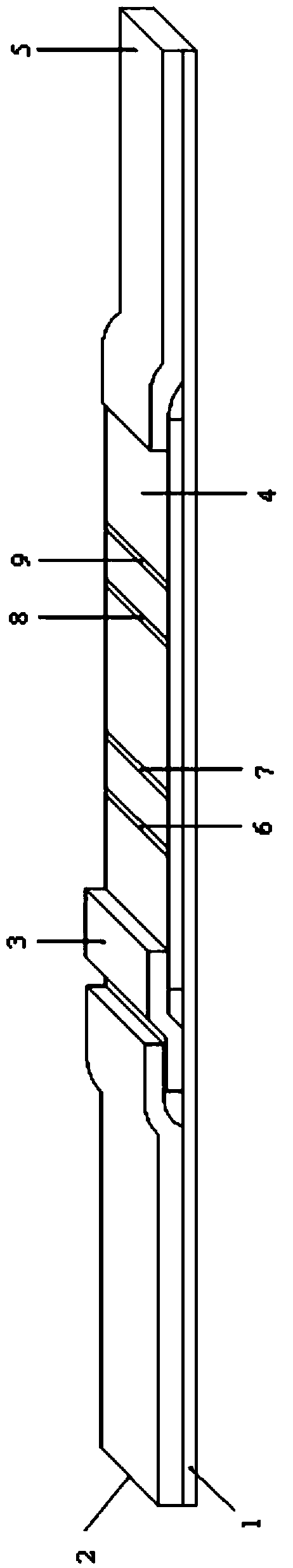 Syphilis test strip and preparation method thereof, and syphilis detection card and preparation method thereof