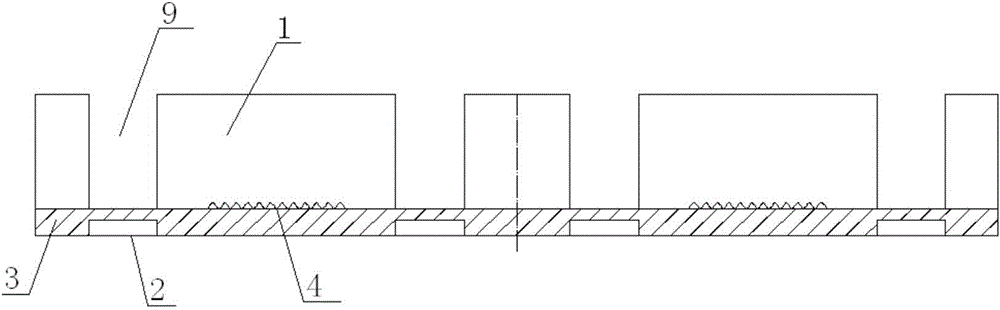 Manufacturing method for interconnected through holes in wafer level chip size packaging