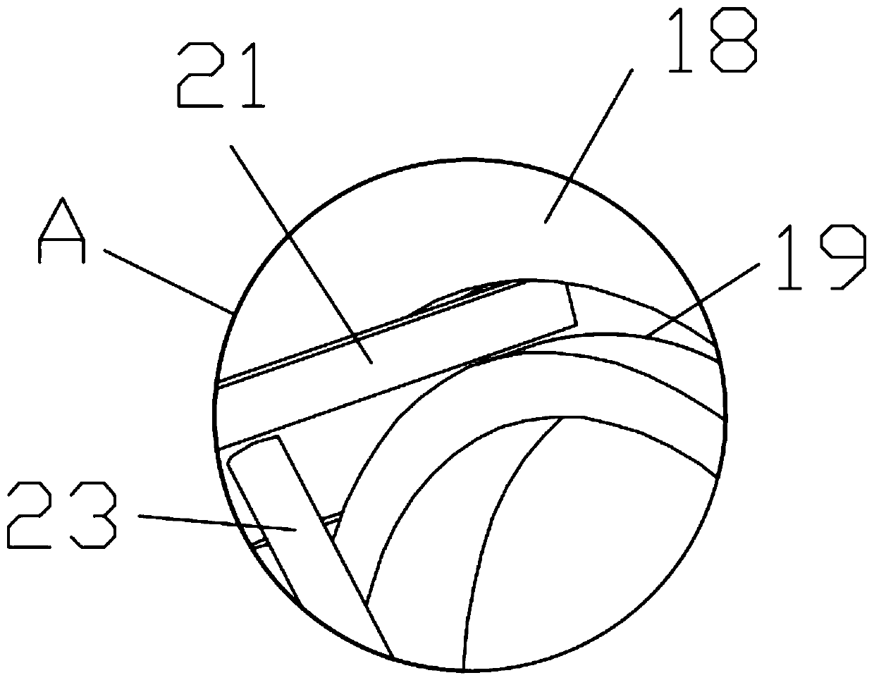 Construction mold supporting device for water conservancy pipelines in dam body