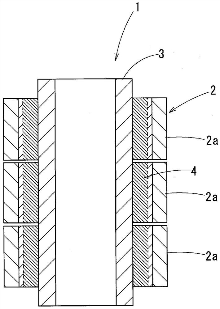 Method for producing cylindrical sputtering target