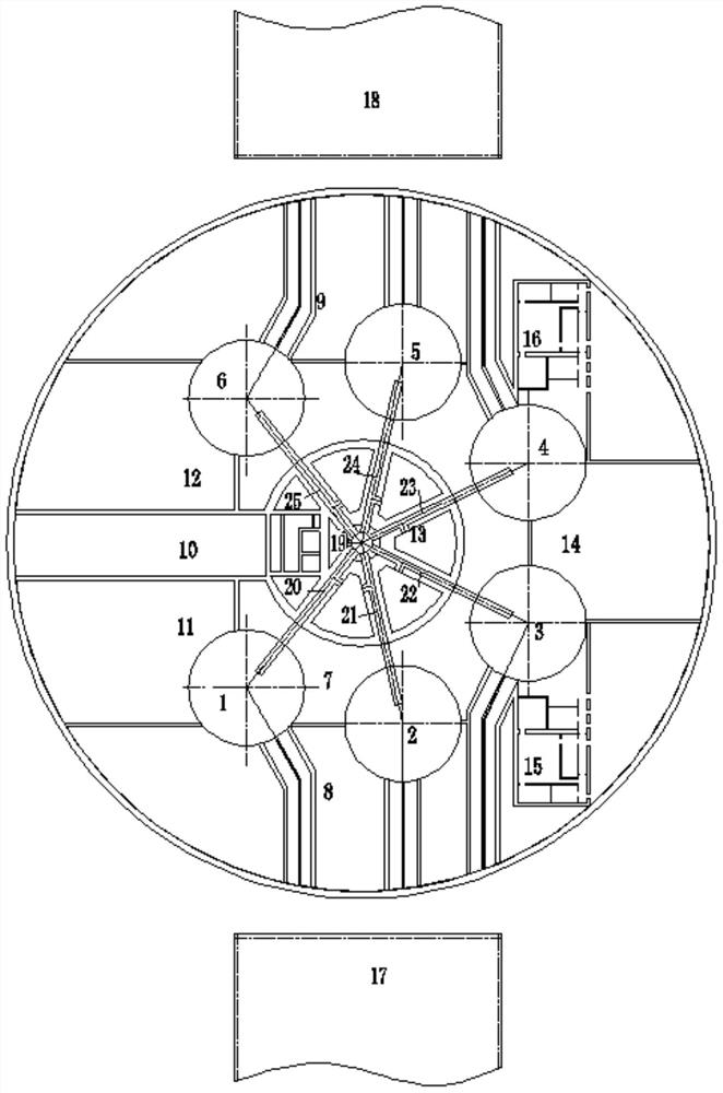 A layout structure of a multi-reactor nuclear power plant