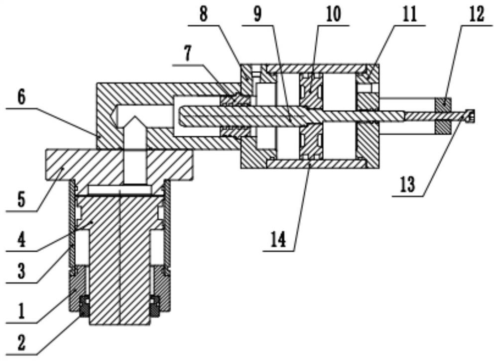 Pressurizing cylinder mechanism