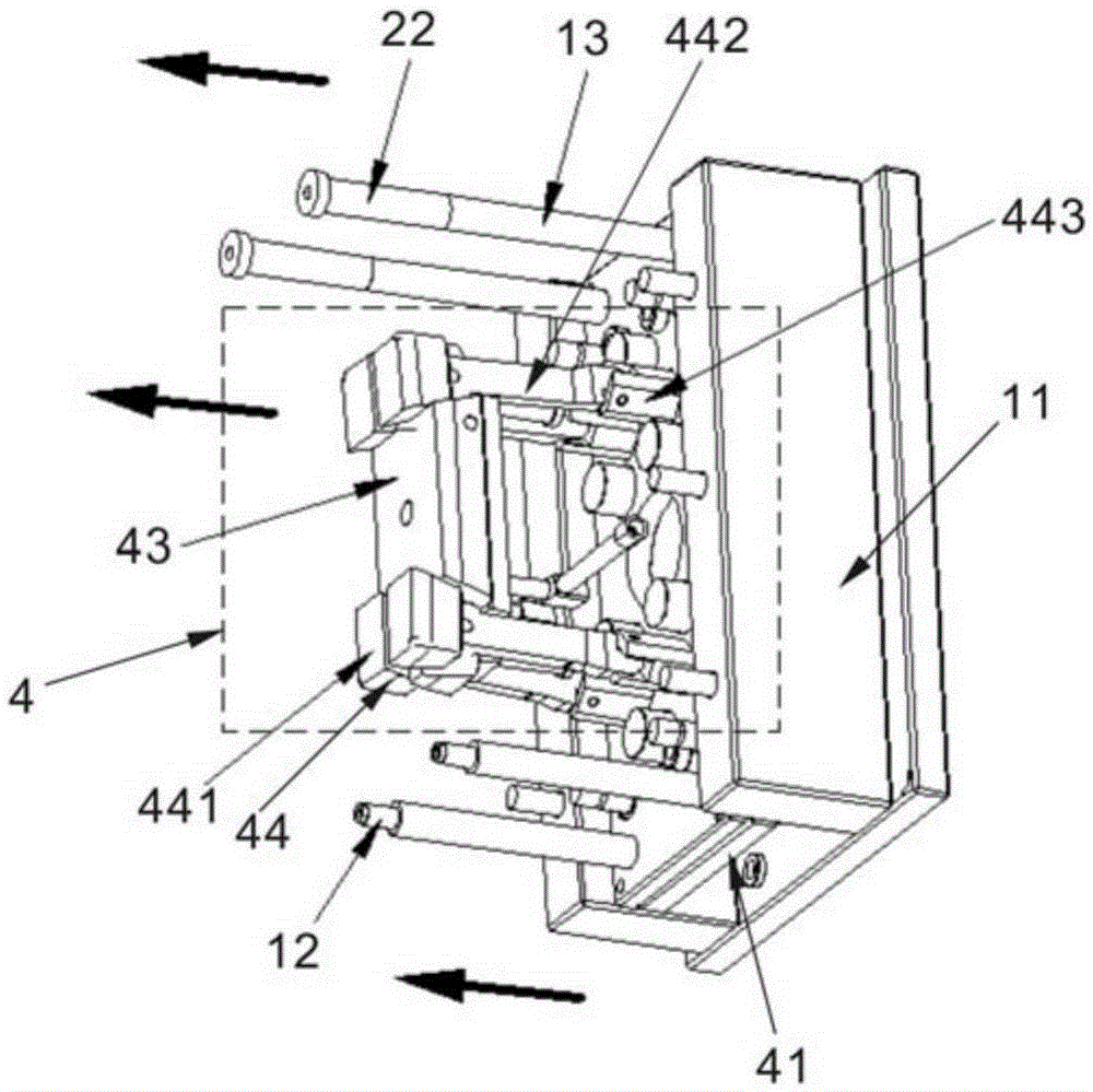 Automatic demolding reverse injection mold and use method