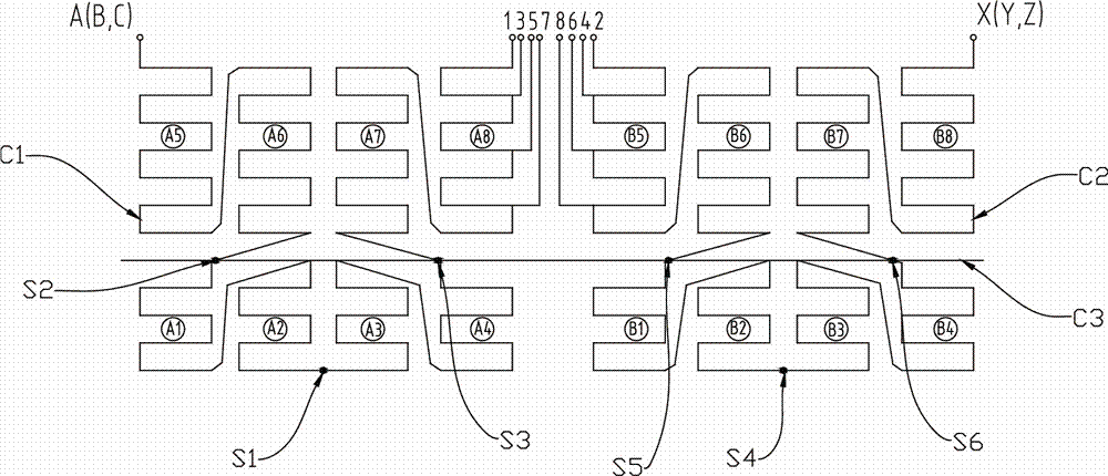 Winding method of a high voltage coil