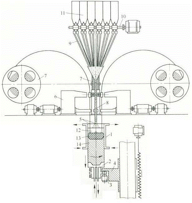 Electro-slag ingot casting device