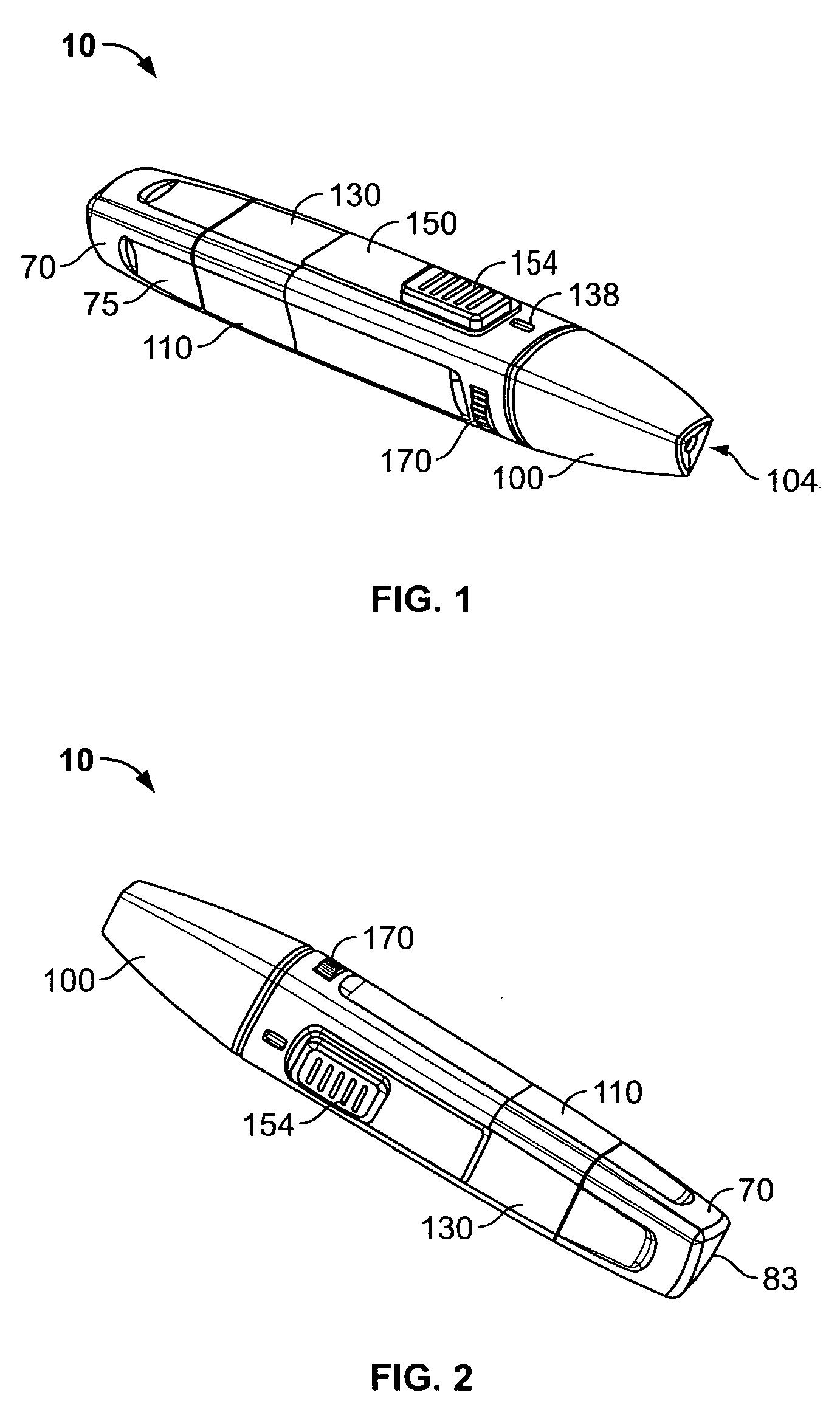 Lancet device and method